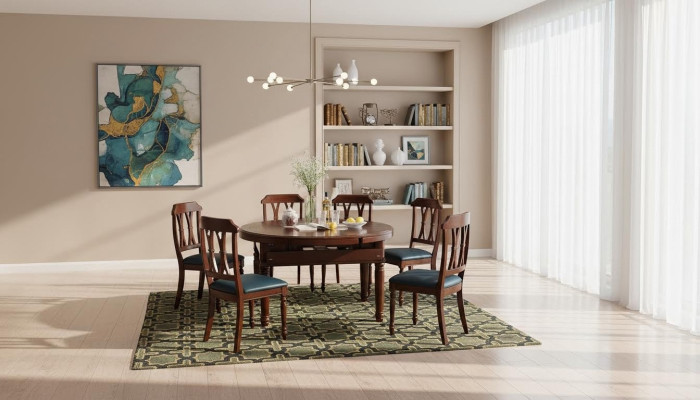 Table à manger Mobilier de design Ameublement Table coulissante Tables Table en bois massif