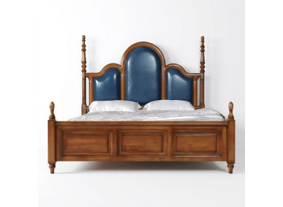 Lit double Bois Rembourrage Chambre de luxe Lits Cadre de lit double