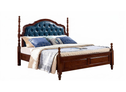 Cadre de lit double Lit de luxe Chambre à coucher Lit double Lits en bois neufs