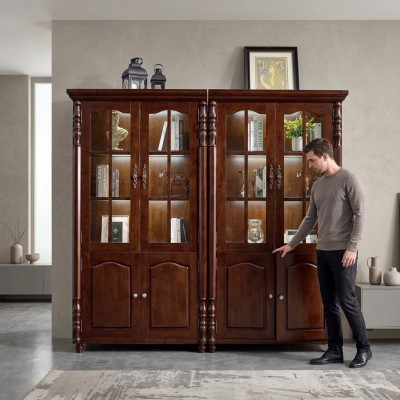 Étagère Vitrine Vitrine Étagère Bois Armoire Bibliothèque