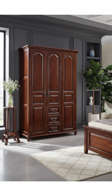 Armoire Chambre Bois Design Classique Mobilier Armoires Nouvelles