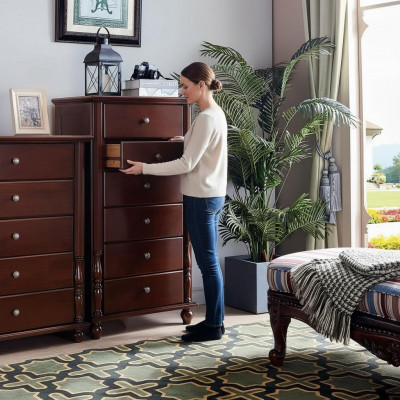 Commode Salle de séjour Commode Tiroirs Bois massif Buffet Armoire Meubles neufs
