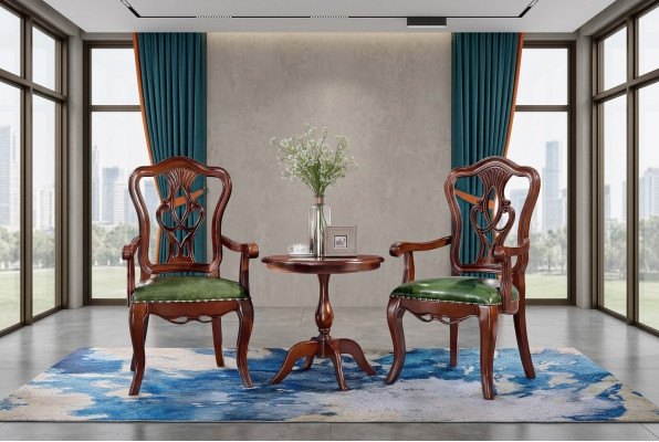 Chaise Table basse Table basse Table d'appoint Ensemble de table de salon design 3 pièces.