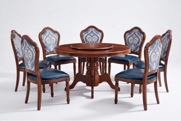 Ensemble de salle à manger Table Ensemble de salle à manger 6 Chaises Fauteuils Groupes de salle à manger Bois