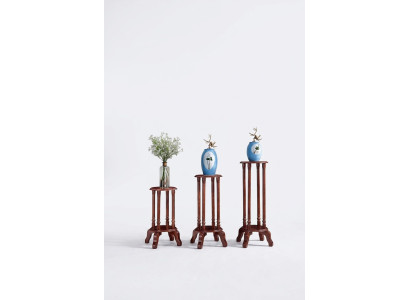 Stand Flower Stand Storage Wood Flower Pot Stand Furniture Accessories Support Stand de fleurs Rangement Bois Support de pots de fleurs Accessoires de meubles