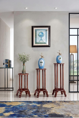 Stand de fleurs en bois pour le rangement de stands de fleurs, accessoires de meubles.