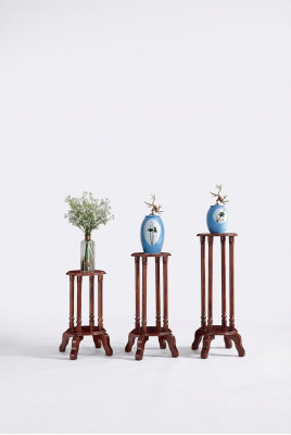 Stand de fleurs en bois pour le rangement de stands de fleurs, accessoires de meubles.