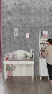 Étagère à livres Bureau Mobilier de chambre pour enfants Étagères pour enfants 2 pièces. ensemble