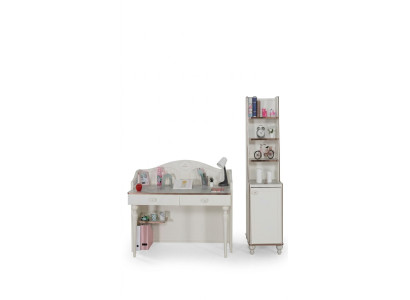 Étagère à livres Bureau Mobilier de chambre pour enfants Étagères pour enfants 2 pièces. ensemble