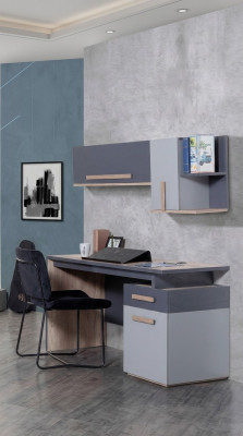 Bureau avec tiroirs pour filles, design de meubles de chambre d'enfants.