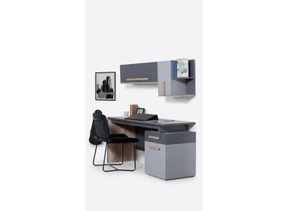 Bureau avec tiroirs pour filles, design de meubles de chambre d'enfants.