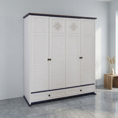 Armoire Armoire Mobilier de chambre de jeunes Design Chambre de jeunes Blanc nouveau