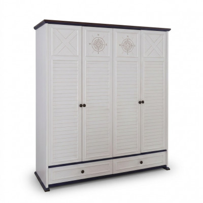 Armoire Armoire Mobilier de chambre de jeunes Design Chambre de jeunes Blanc nouveau