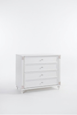Chambre d'enfants. Commode moderne avec tiroirs Meubles en bois massif Chambre de designer neuve