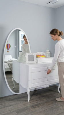 Moderne Kommode Holz Schlafzimmer Jugend Kinderzimmer Weiß Möbeldesign neu