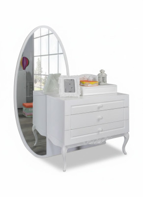 Moderne Kommode Holz Schlafzimmer Jugend Kinderzimmer Weiß Möbeldesign neu