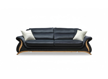Canapé Canapé Rembourrage 3 Places Imitation Cuir Canapés Fauteuils Ensembles de Sièges Design