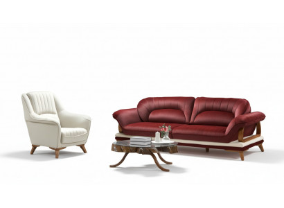 Canapé 3 places Design Fauteuil Rembourrage Siège Design Classique Trois Places