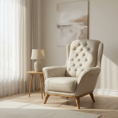 Fauteuil de luxe Meubles design Style classique Textile Salon