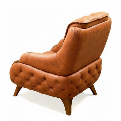 Fauteuil Design Moderne Salon Rembourrage Monoplace Détente Style