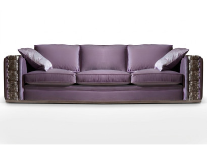 Canapé classique Big xxl Canapé Sofas Salon Textile Quatre Places Italien