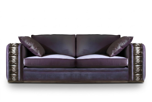 Canapé 3 places canapé design Canapés Rembourrage Textile Détente Meubles classiques Canapé