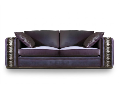 Canapé 3 places canapé design Canapés Rembourrage Textile Détente Meubles classiques Canapé