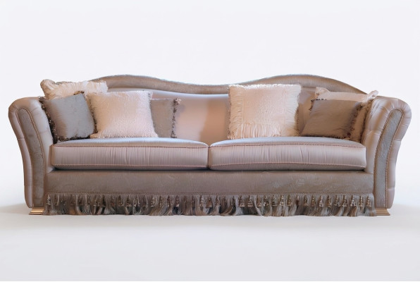 Chesterfield Classic canapé trois places Salon paysage canapé textile 3 places nouveau