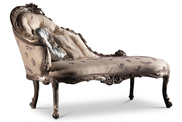 Chaise longue luxe chaise longue Salon Relax Fauteuil en bois véritable neuf