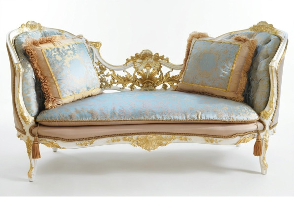 Canapé Canapé Design Canapés Rembourrage Textile Moderne Deux places Places Tabouret 2 Places
