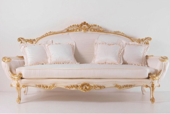 Canapé Chesterfield Canapé rembourré Triple 3 places Canapés Meubles italiens