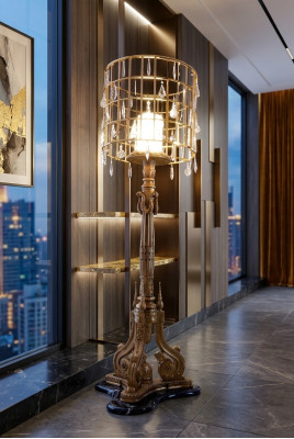Lustre de luxe Lampadaire Lampadaire Lampes Mobilier italien Meubles neufs