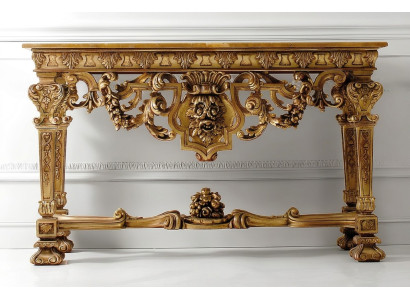 Table console Meubles Bois Console Italienne Mobilier en bois Massif Commode neuf
