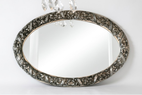 Miroir Design Miroir mural 140x90 cm Baroque Rococo Mobilier Italien Ameublement