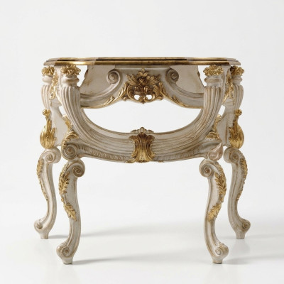 Table basse Table d'appoint Table de salon Bois Royal Côté Baroque Tables
