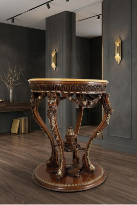 Table de salle à manger Style antique Meubles en bois massif Tables de salle à manger italiennes Table en bois Tables