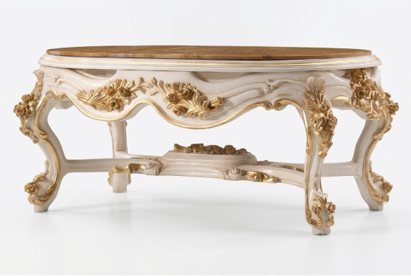 Tables Table basse Coffee Salon Table Table de salon Italien Mobilier Baroque Rococo nouveau
