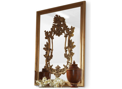 Miroir de luxe Baroque Rococo Miroir mural Miroir de meubles italiens