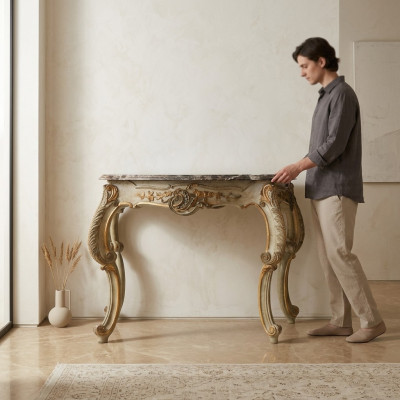 Table basse Table d'appoint Table de salon Bois Baroque royal rococo