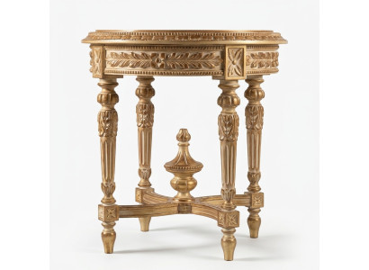 Table basse Table d'appoint Table basse en bois Royal Baroque Meubles de salon