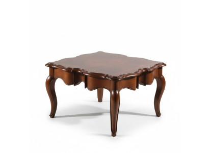 Table d'appoint Baroque Rococo Table basse Table en bois massif Meubles Tables Italie neuf
