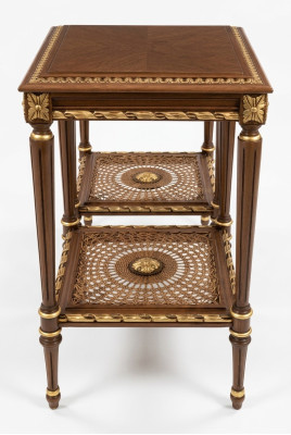 Table basse Table d'appoint Table baroque rococo Table en bois massif Meubles Tables Italie nouveau
