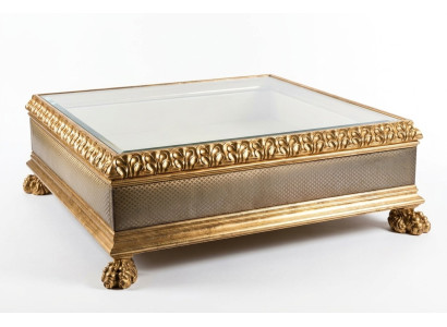 Table basse de luxe Table en verre Meubles en bois massif Tables de salon Tables basses Italie