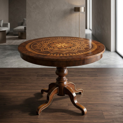 Table à manger Table ronde Salle à manger Salon Suite Bois Design Tables Rondes nouvelles