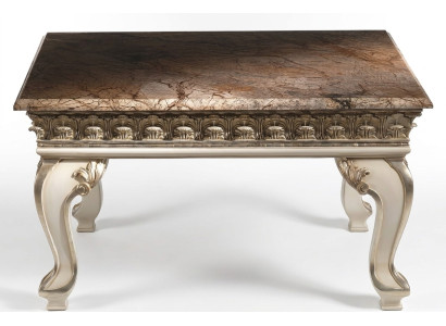 Luxuriöser Couchtisch Beistelltisch Holzmöbel Klassische Tische Barock Rokoko Tisch