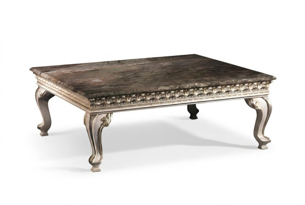 Table basse en bois massif de style baroque rococo Tables basses Table Mobilier italien