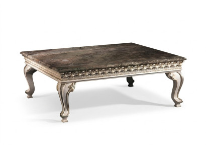 Table basse en bois massif de style baroque rococo Tables basses Table Mobilier italien