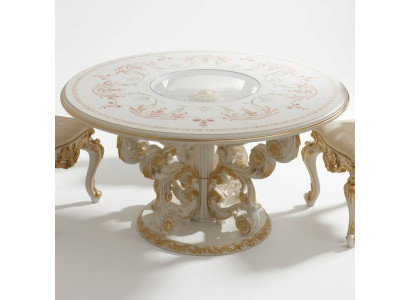Table à manger Mobilier de design Ameublement Tables Table en bois massif Neuve De luxe Italienne