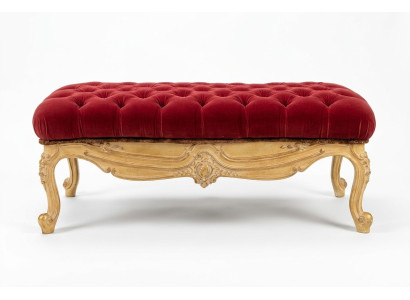 Tabouret de club Mobilier de salon Chaise Repose-pieds Rembourrage Chesterfield Classique nouveau