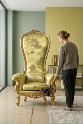 Chaise rembourrée de luxe pour salle à manger, chaise de bras de salle à manger, chaises de chaise fauteuil et mobilier de salon.